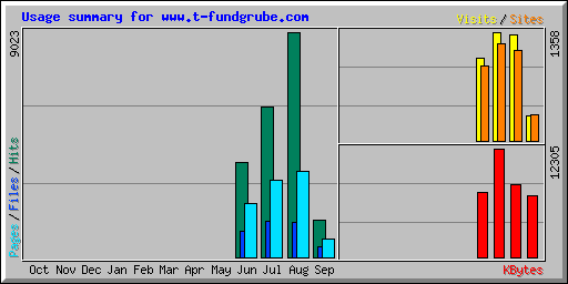 Usage summary for www.t-fundgrube.com